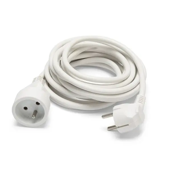 Prolunga elettrica standard francese, 5 metri, 16A, H05VV-F3G1.5MM2, NF,CE