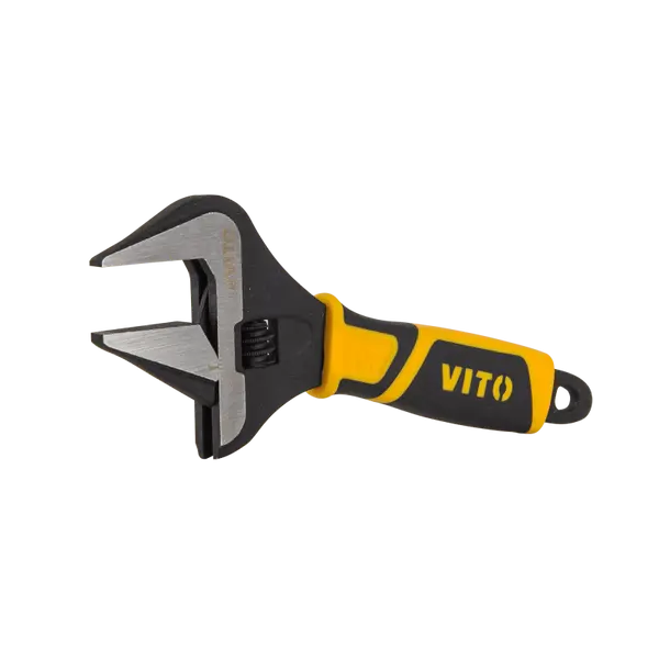 Clé à molette courte PRO 6” 150 mm bi-matière VITO