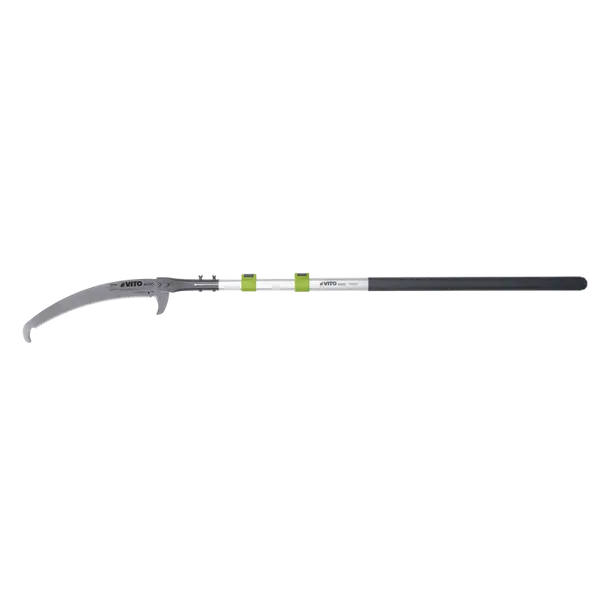 Scie à élaguer en hauteur manche aluminium télescopique 2,59 m acier carbone 460 mm VITO