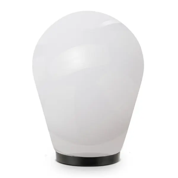 APOLUX: Ampola per esterno in PMMA, 21,5 x 29,5cm, base E27, bianco opaco.