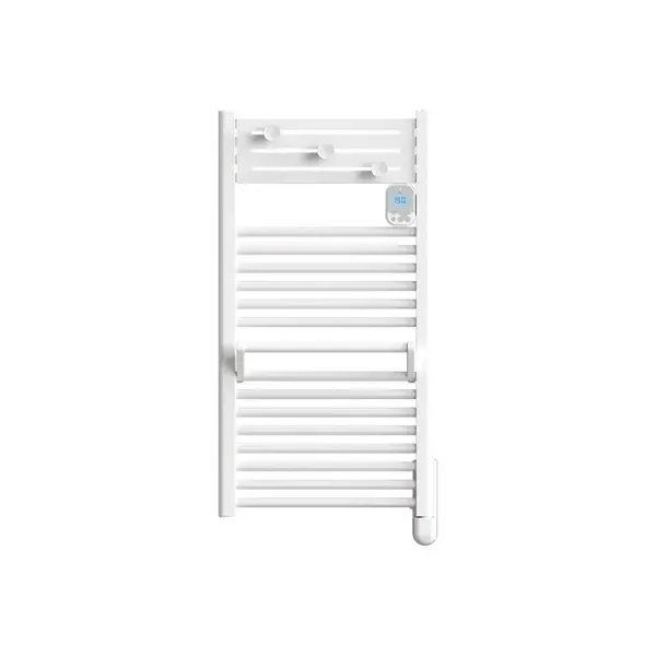 Radiateur sèche-serviettes - ACTIBAIN - fluide - 750W - 50x138,9x10,3 cm - programmable - détection fenêtre - blanc - Noirot