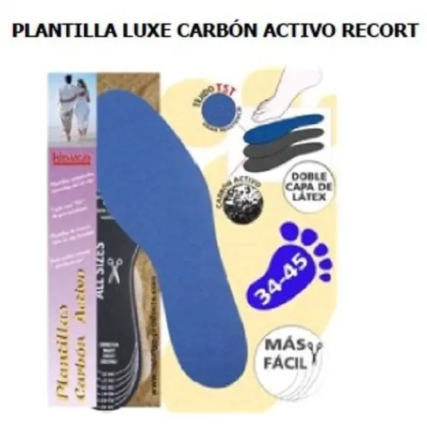 Plantilla Luxe Carbon Recort.34-45 12024