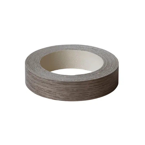 Chant adhésif thermocollé effet chêne gris - 5m