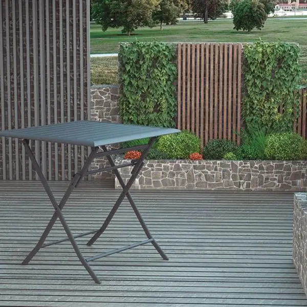 Mesa Aluminio 71X71Xh71 Cm 8704N376