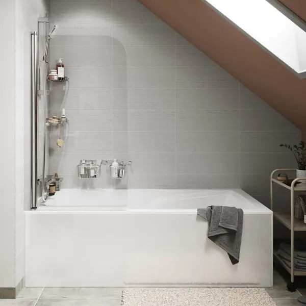 Pare baignoire Arkell verre transparent