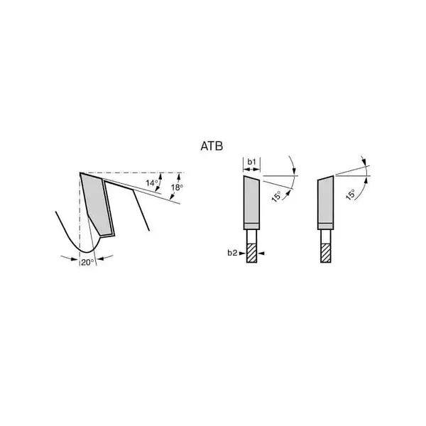 BOSCH Lames scies circulaires de table Construct Wood - Bois sans clous