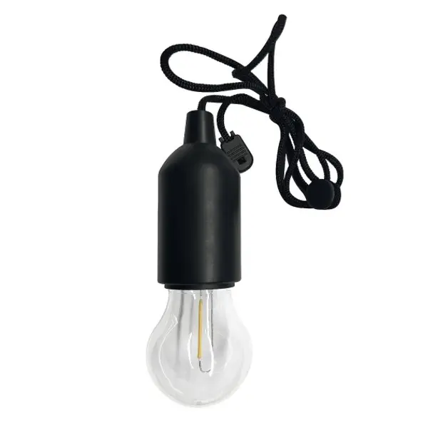 RETRO': Lampada LED a filamento con cordoncino - Luce calda