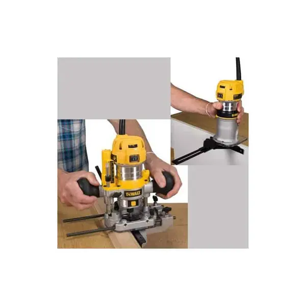 DEWALT Défonceuse et affleureuse 900 W Ø 6/8mm - D26204K