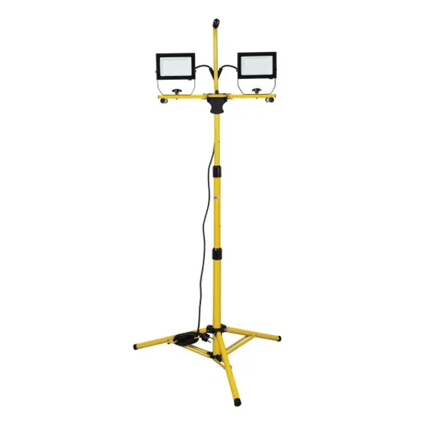 Proiettore LED 2x50W. Treppiede, cavo 3 mt H05RN-F 3G1.0mm2