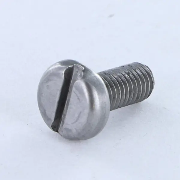 1 x Vis métaux Tête cylindrique large TCL Fendue M3X15 Acier brut microvis