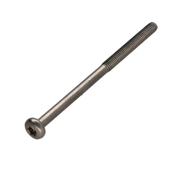 1 x Vis métaux Tête cylindrique bombée TCB TORX T20 4X88 Filetée sur 30 Inox A2