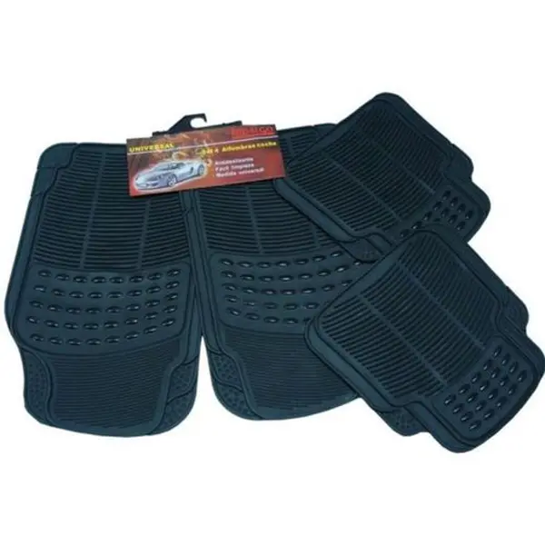 Alfombra Set-4- Goma Extra Coche 3860