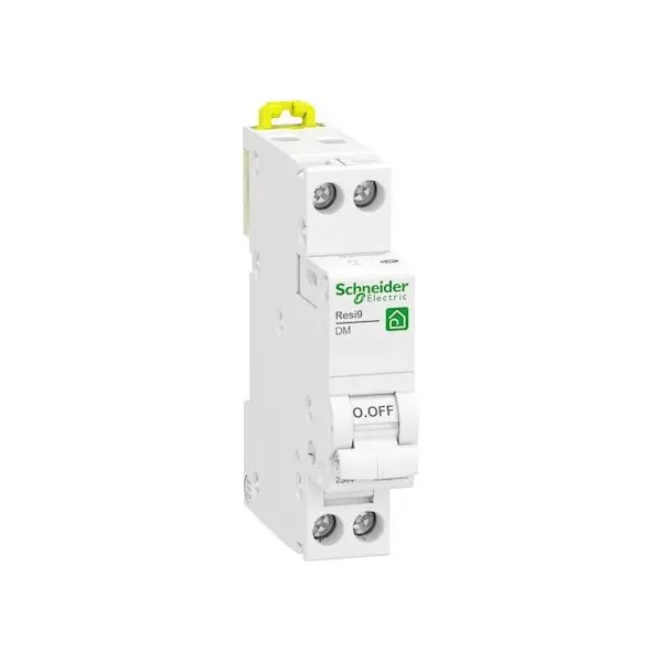 Disjoncteur 1P+N 20A Courbe D 3kA - connexion XP - Resi9 - Schneider Electric - R9EFD620