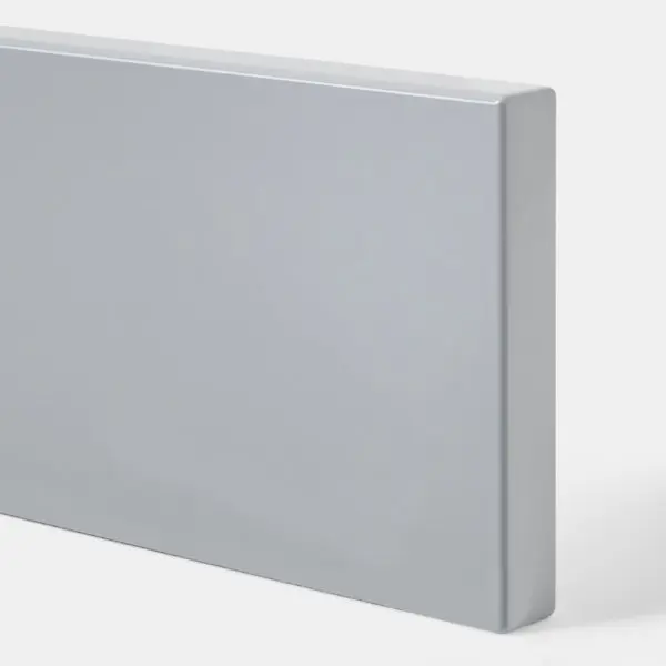 Bandeau four "Alisma" gris laqué l.59,7 x h.11,5 cm