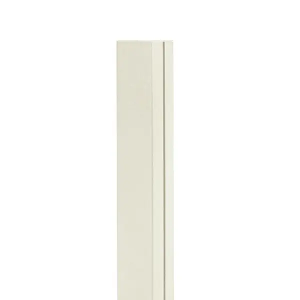 Poteau ALUPOST pour panneaux décoratifs - 2,15 m - aluminium - blanc - Nortene