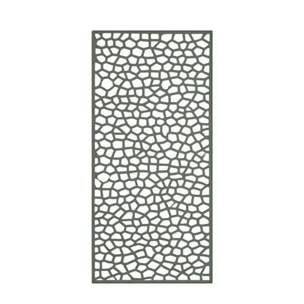 Panneau décoratif extérieur vert foncé 1 x 2 m - polypropylène 100 % recyclé - Nortene