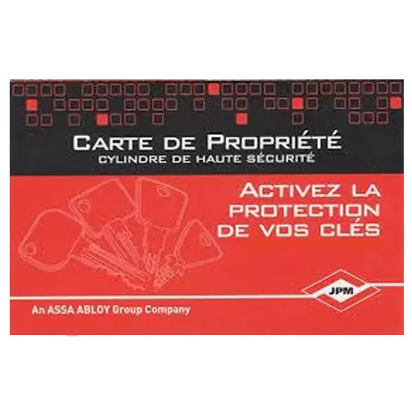 Carte de propriété JPM