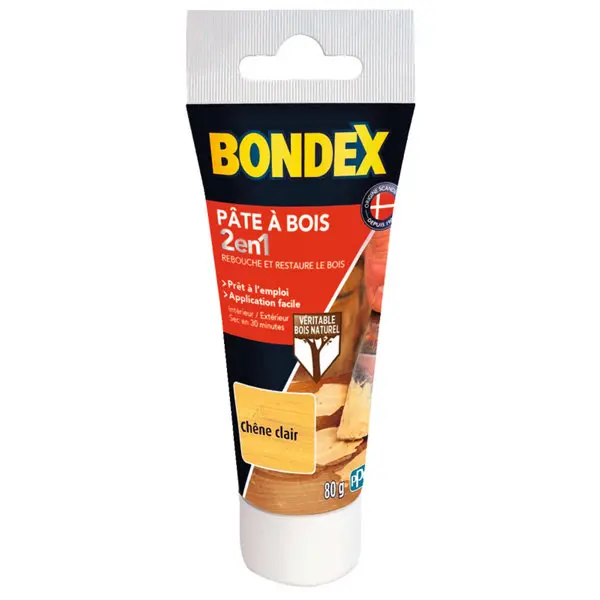 Pâte à bois ton chêne clair 80 g