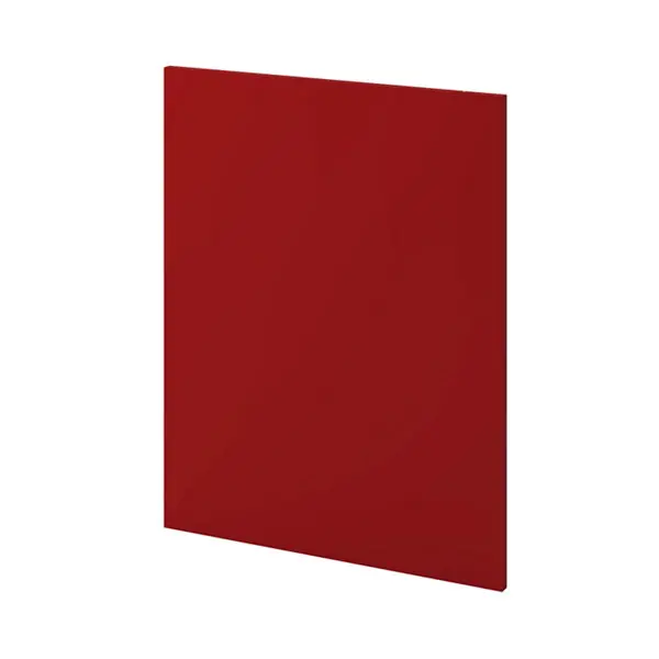 Côté de remplacement bas droit "Stevia" rouge l.57 x h.72 x ép.1,8 cm