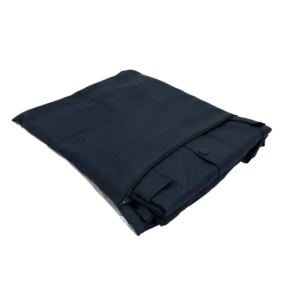 Ensemble de pluie Bleu - Taille M - PU/PVC - Imperméable capuche réglable - Cat.I. - VITO