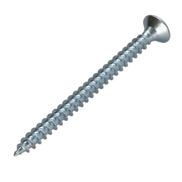 1 x VBA Vis bois agglo Tête fraisée Pozi N°2 4.5X65 Acier zingué