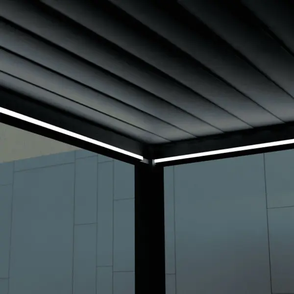 Kit éclairage LED - Pergola Ombréa - 4x6M - CHALET & JARDIN