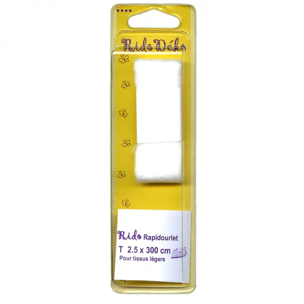Ourlet thermocollant polyamide, blanc - Centrale Brico