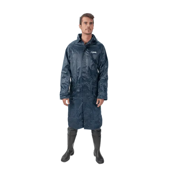 Cape de pluie en nylon bleu - Taille L - Cat.I - 60% polyester 40% Coton - VITO