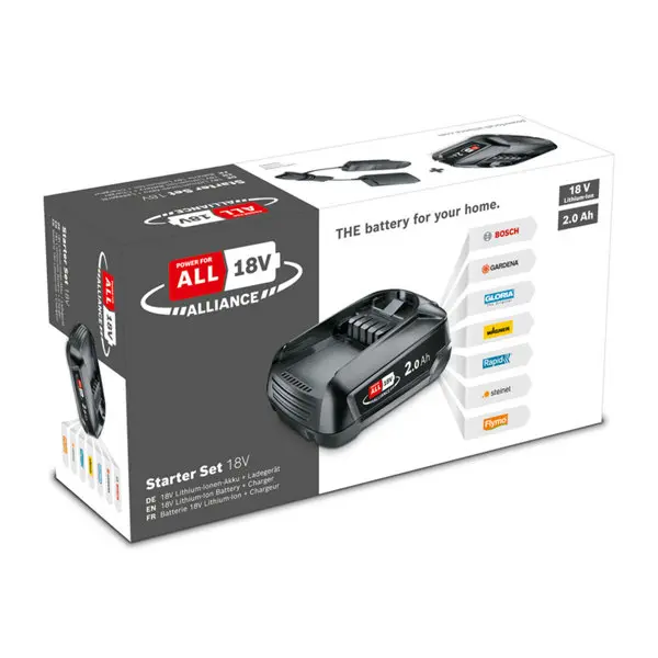 Starter-Set 18 V Alliance avec 1 batterie 2,5 Ah + 1 chargeur AL 18V-20