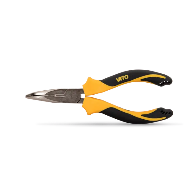 Pince à bec coudé bi-matière ergonomique acier chrome vanadium VITO