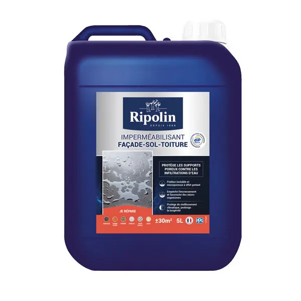 Imperméabilisant façade-sol-toiture - 5L