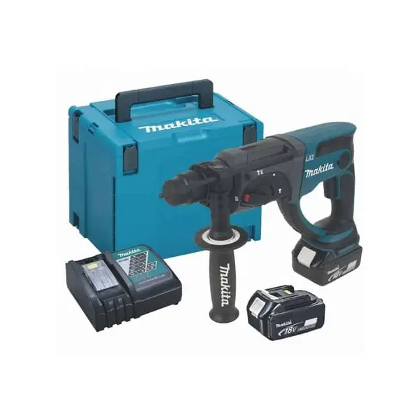 MAKITA perfo burineur SDS-Plus 18V LXT 2x3 Ah en MAKPAC - DHR202RFJ