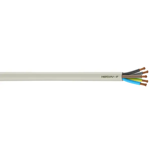 Câble électrique 5 G 1.5 mm² ho5vvf L.10 m, blanc - NEXANS