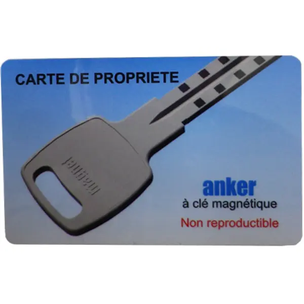 Carte de propriété ANKER