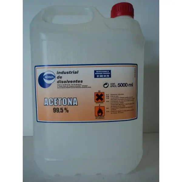 Acetona Pura Indisol 99.5% 5000