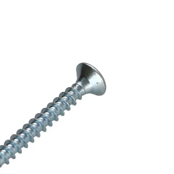 1 x VBA Vis bois agglo Tête fraisée Pozi N°2 4.5X65 Acier zingué