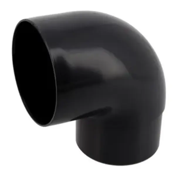 Coude de gouttière PVC Vodalis Mâle/Femelle - noir - Ø 80 - 87°30 - T29