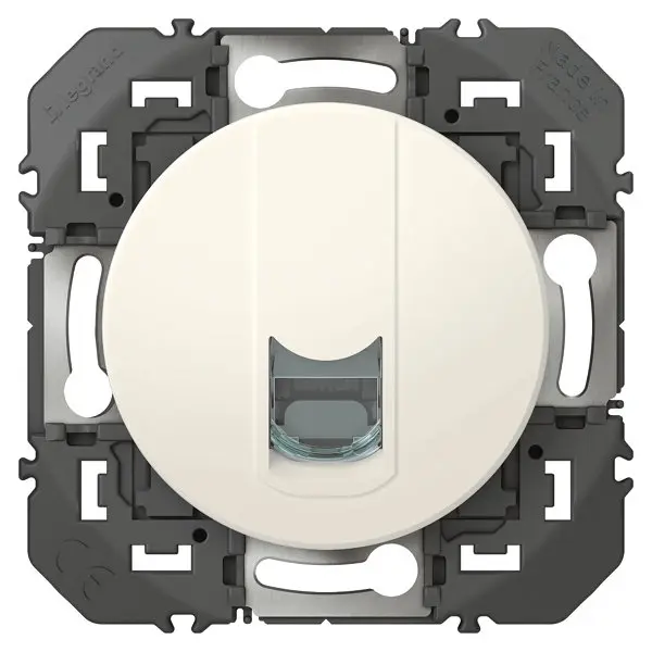 Prise Ethernet RJ45 catégorie 6 "Dooxie" blanc