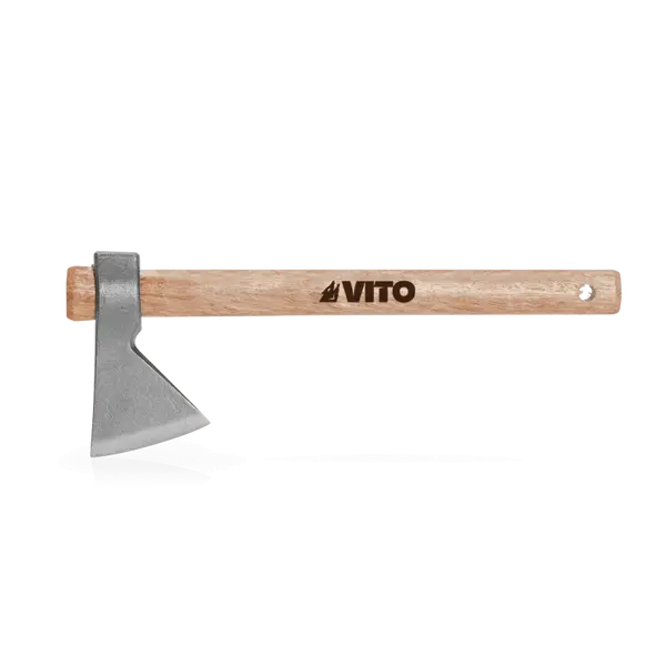 Hache à tête plate avec manche - acier trempé - 42 mm - VITO