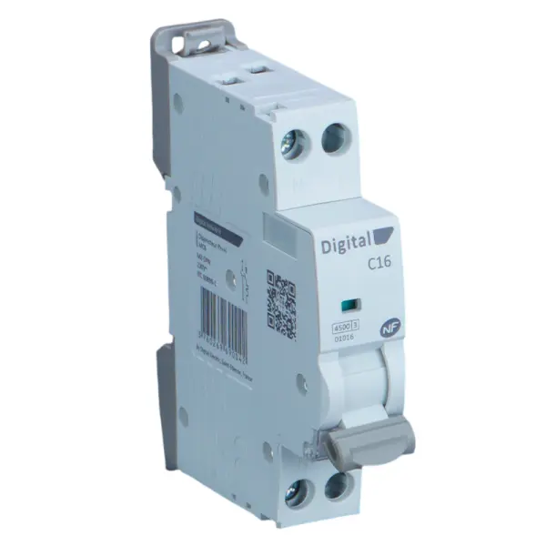 Disjoncteur 25A Ph/N C4,5 kA - Digital Electric - 01025