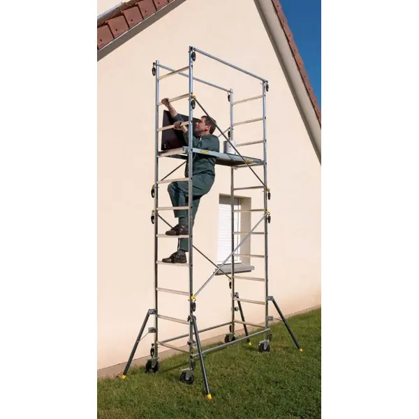 Echafaudage QUAD'UP Evolution, hauteur de travail 4,70m - CENTAURE