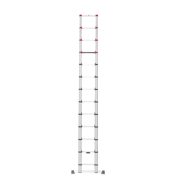 Echelle télescopique aluminium HAILO 13 échelons H.3.8 m - HAILO