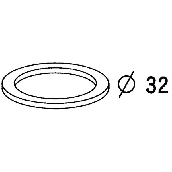 Joint plat, diam. 32 mm - GIRPI