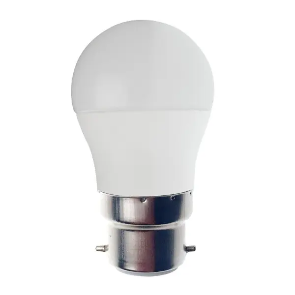 Lampadina SMD LED, Sfera P45, 6W/470lm, base B22 (Francia), 4000K