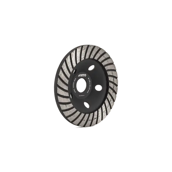 Meule-boisseau diamantée turbo ø125 mm 5 mm 12200 VITO