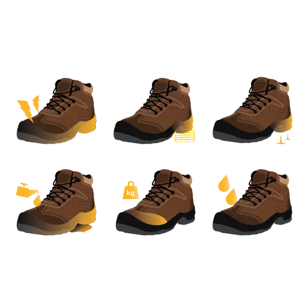 Chaussure de sécurité haute Oxis en cuir suédé S1P pointure 38 VITO