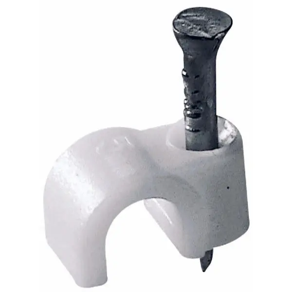 ATTACHES Diam. 5 mm blanc