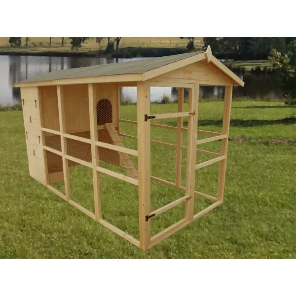 Poulailler - PO1632 HABRITA - 6,09 m² - Idéal pour 8 à 12 poules - HABRITA