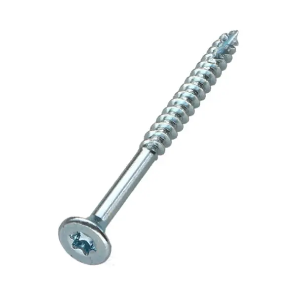 1 x Seau de 385 Vis bois TEKOR 4X50 Tête fraisée TORX T20 Pointe antifendage type 17 Acier zingué