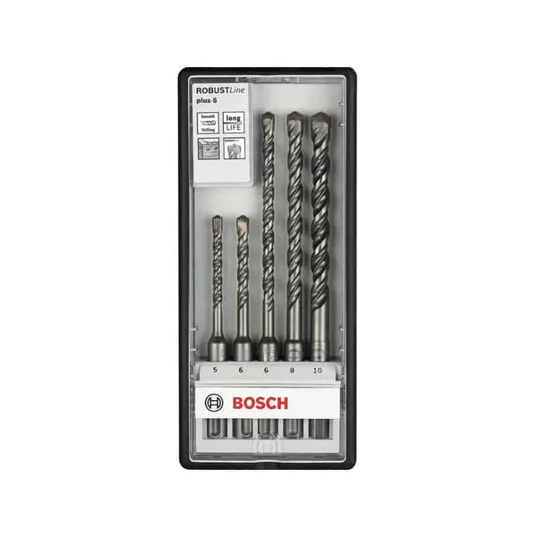 BOSCH Coffret 5 forets béton SDS-plus S4L Robust Line - 2607019928